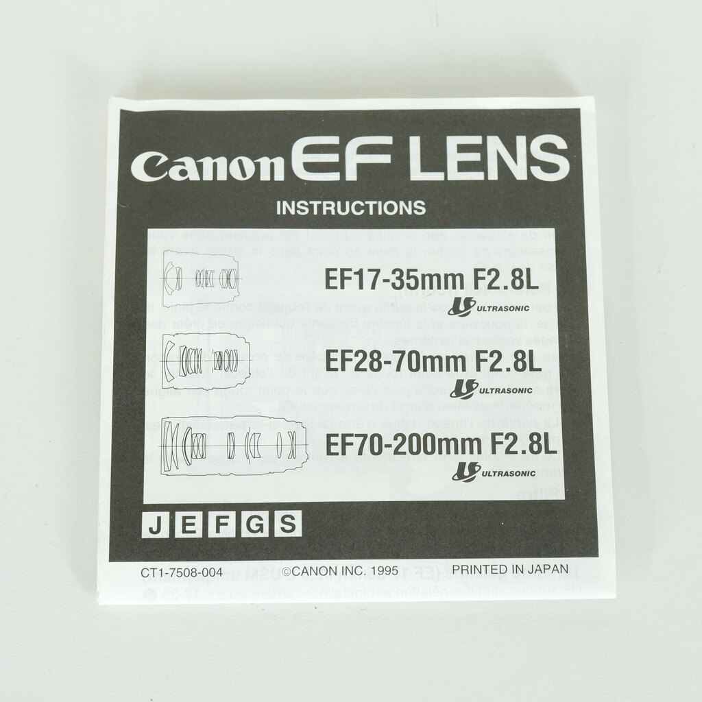 Canon EF17-35mm F2.8L USM