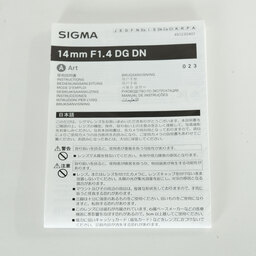 SIGMA 14mm F1.4 DG DN｜Art [ソニーE用]