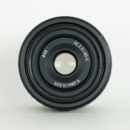 SONY FE 40mm F2.5 G SEL40F25G SONY FE 40mm F2.5 G SEL40F25G