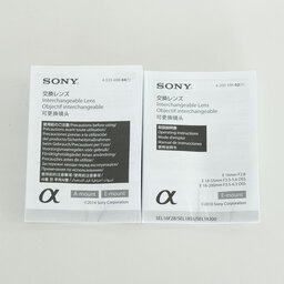 SONY E 16mm F2.8 SEL16F28 SONY E 16mm F2.8 SEL16F28