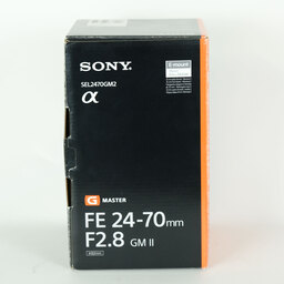 SONY FE 24-70mm F2.8 GM II SEL2470GM2 SONY FE 24-70mm F2.8 GM II SEL2470GM2