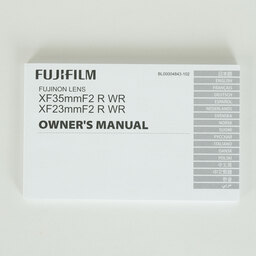 FUJIFILM XF23mmF2 R WR