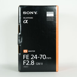 SONY FE 24-70mm F2.8 GM II SEL2470GM2 SONY FE 24-70mm F2.8 GM II SEL2470GM2