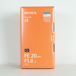SONY FE 20mm F1.8 G SEL20F18G