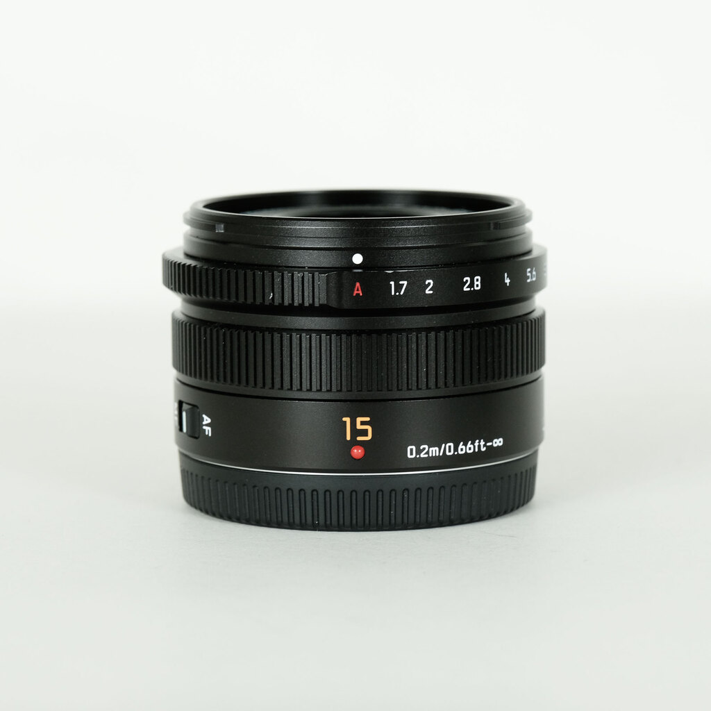 LEICA DG SUMMILUX 15mm/F1.7 ASPH. H-X015-K [ブラック] 中古
