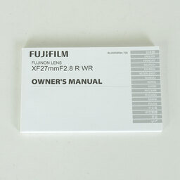 FUJIFILM XF27mmF2.8 R WR FUJIFILM XF27mmF2.8 R WR