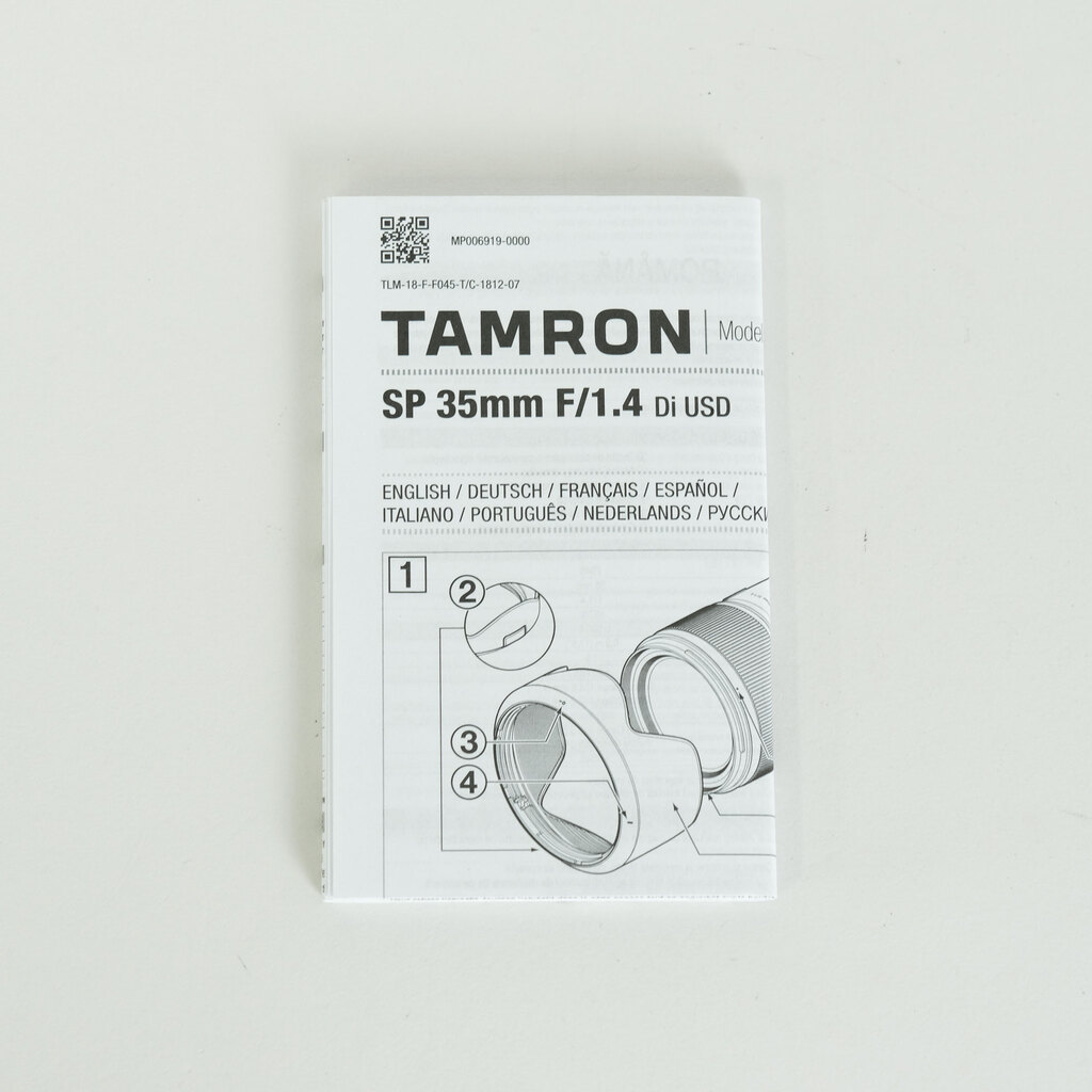 TAMRON SP 35mm F/1.4 Di USD（Model F045） [キヤノン用]