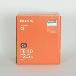 SONY FE 40mm F2.5 G SEL40F25G