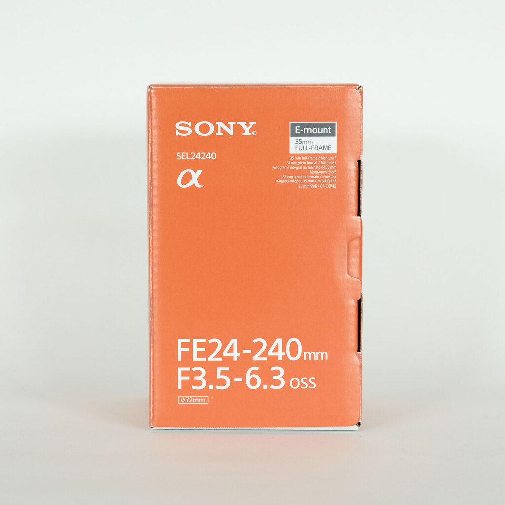 SONY FE 24-240mm F3.5-6.3 OSS SEL24240 SONY FE 24-240mm F3.5-6.3 OSS SEL24240