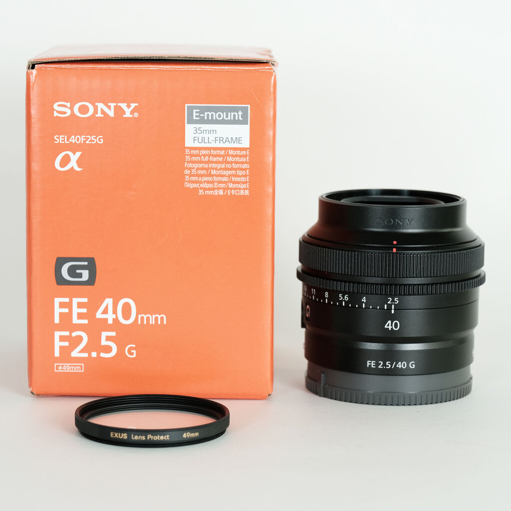 SONY FE 40mm F2.5 G SEL40F25G SONY FE 40mm F2.5 G SEL40F25G