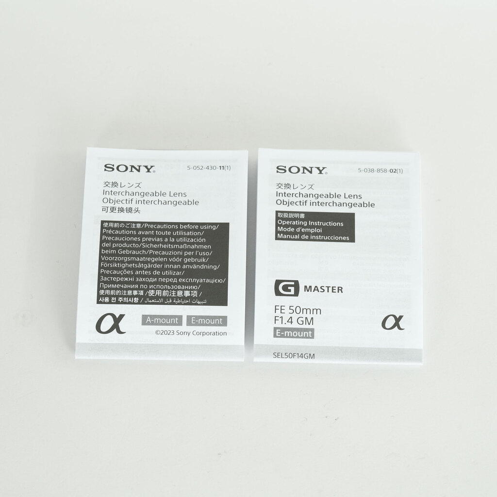 SONY FE 50mm F1.4 GM SEL50F14GM SONY FE 50mm F1.4 GM SEL50F14GM