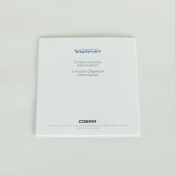 Voigtlander NOKTON classic 35mm F1.4 [ソニーE用]