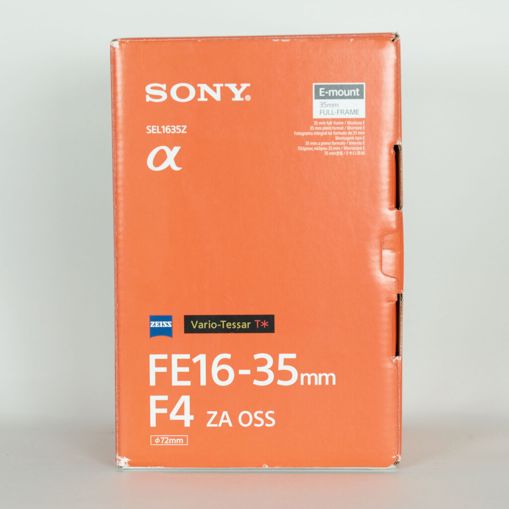 SONY Vario-Tessar T* FE 16-35mm F4 ZA OSS SEL1635Z SONY Vario-Tessar T* FE 16-35mm F4 ZA OSS SEL1635Z