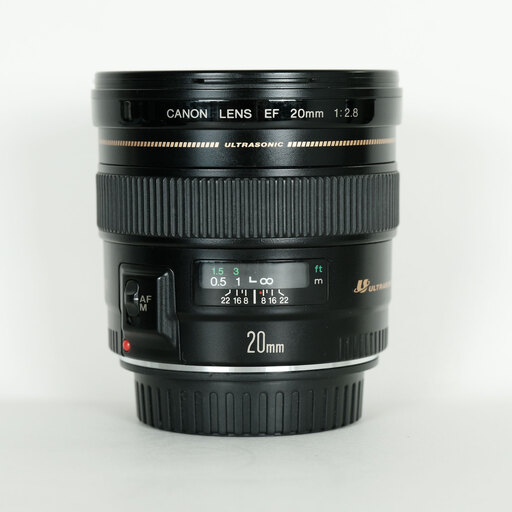 Canon EF20mm F2.8 USM 単焦点レンズ 古いけど実力十分！Canon EF20mm f2.8 USMを買いました。広角単