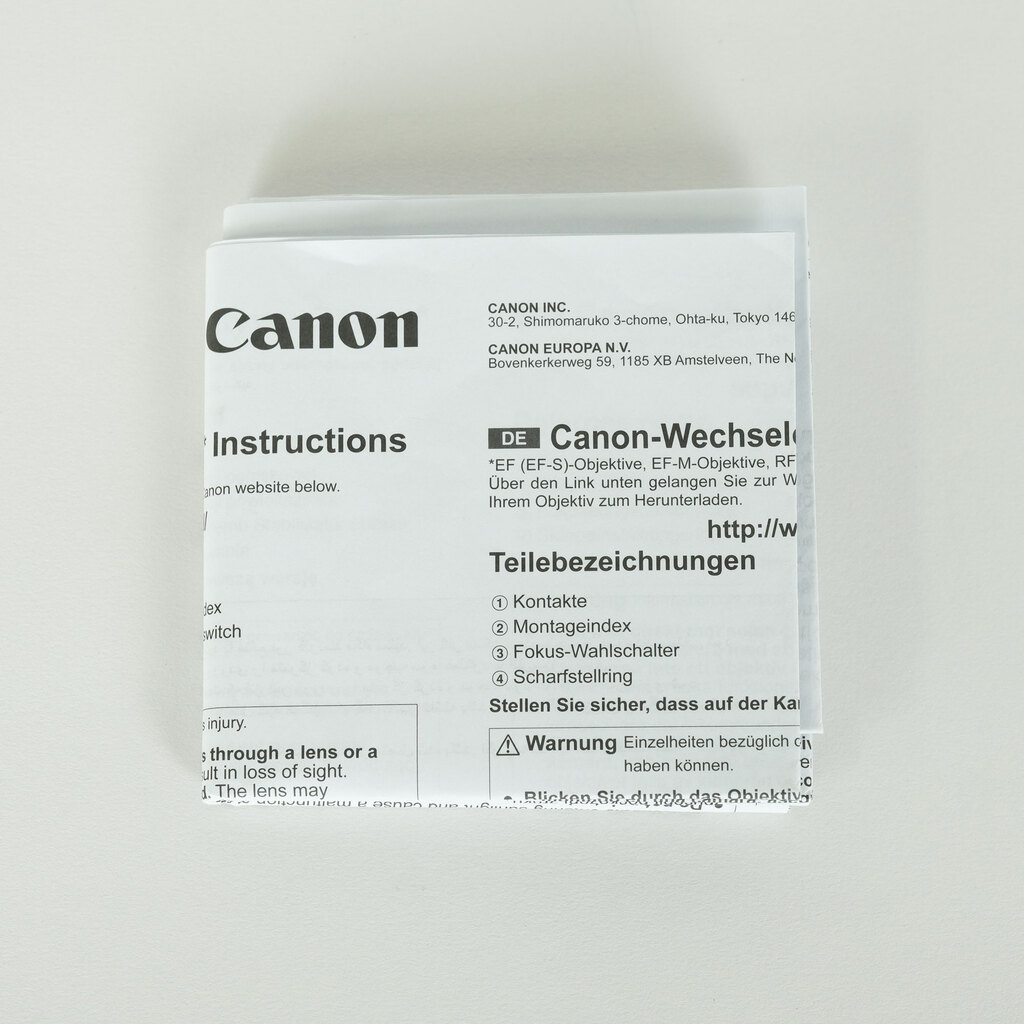 Canon RF50mm F1.8 STM