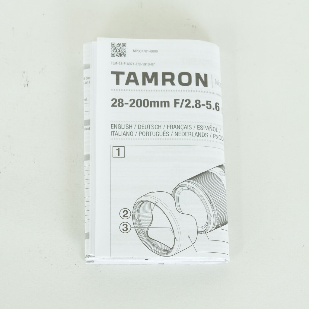 TAMRON 28-200mm F/2.8-5.6 Di III RXD (Model A071) [ソニーE用]