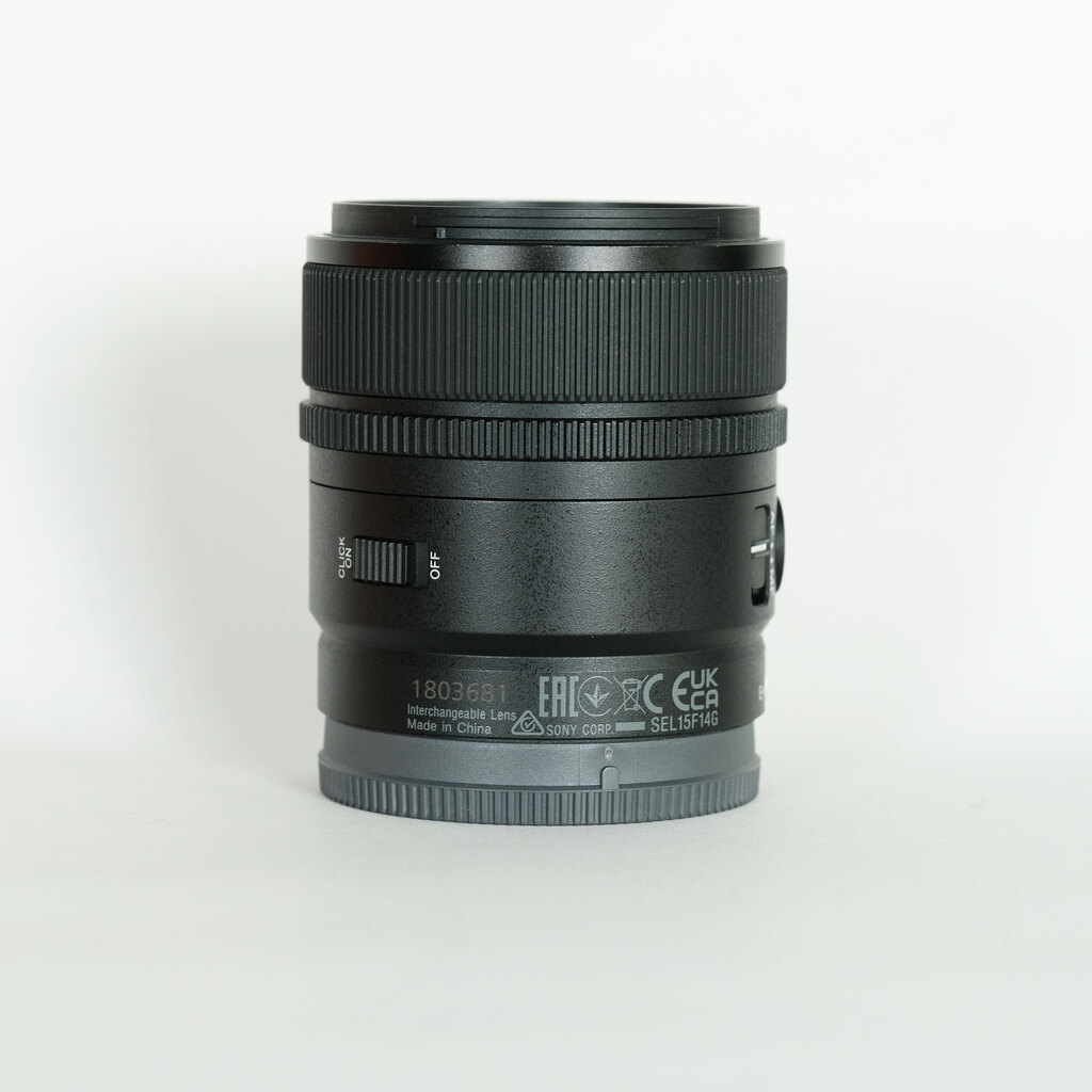 SONY E 15mm F1.4 G SEL15F14G
