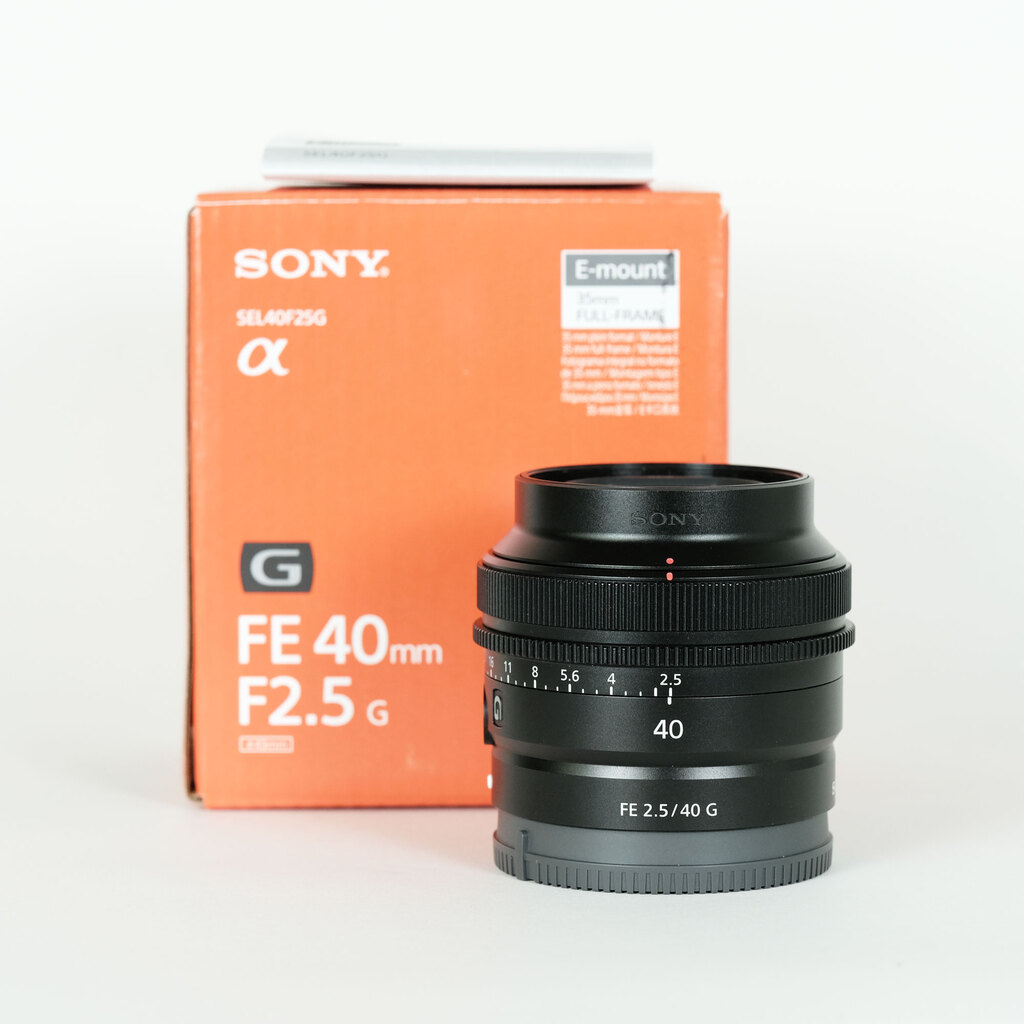SONY FE 40mm F2.5 G SEL40F25G SONY FE 40mm F2.5 G SEL40F25G