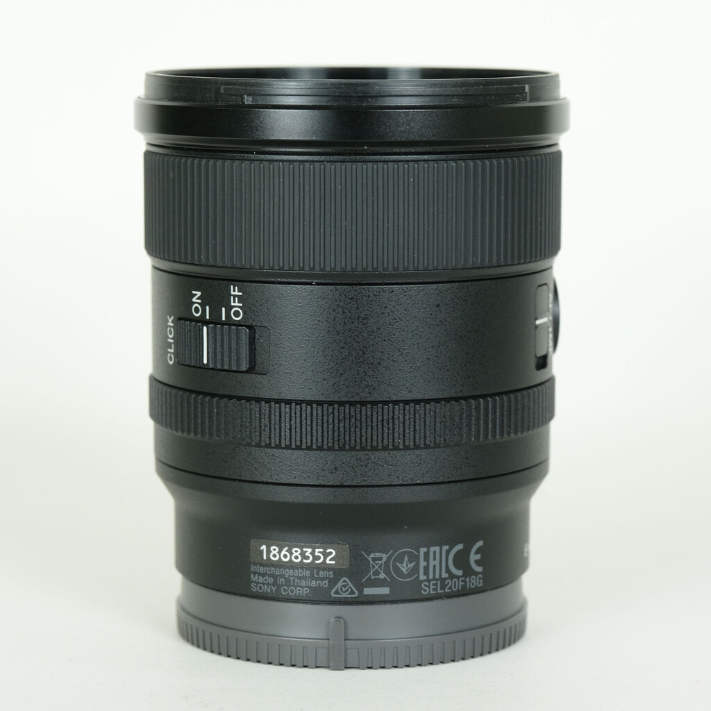 SONY FE 20mm F1.8 G SEL20F18G