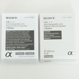 SONY FE 85mm F1.8 SEL85F18 SONY FE 85mm F1.8 SEL85F18