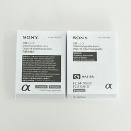 SONY FE 24-70mm F2.8 GM II SEL2470GM2 SONY FE 24-70mm F2.8 GM II SEL2470GM2