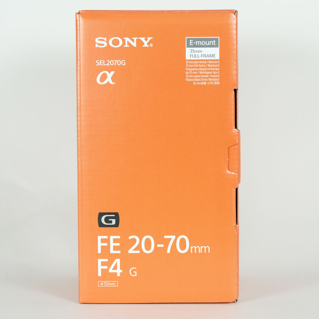 SONY FE 20-70mm F4 G SEL2070G SONY FE 20-70mm F4 G SEL2070G