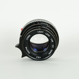 Light lens lab M 50mm f/2 ライカM用 ヴィンテージブラック セット(フード、UVフィルター付属)