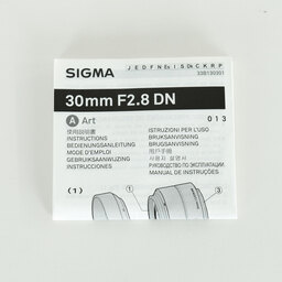 SIGMA A 30mm F2.8 DN (ソニーE用)ブラック SIGMA A 30mm F2.8 DN (ソニーE用)ブラック