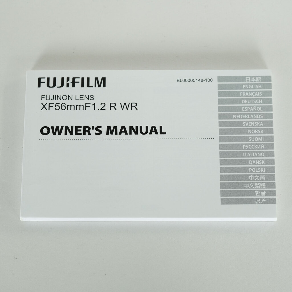 FUJIFILM XF56mmF1.2 R WR