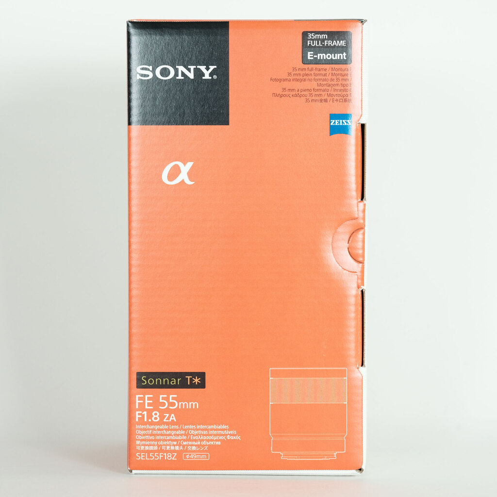 SONY Sonnar T* FE 55mm F1.8 ZA SEL55F18Z SONY Sonnar T* FE 55mm F1.8 ZA SEL55F18Z