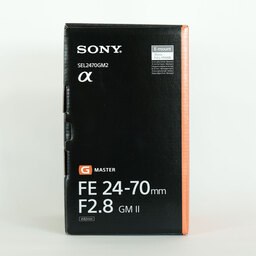 SONY FE 24-70mm F2.8 GM II SEL2470GM2 SONY FE 24-70mm F2.8 GM II SEL2470GM2