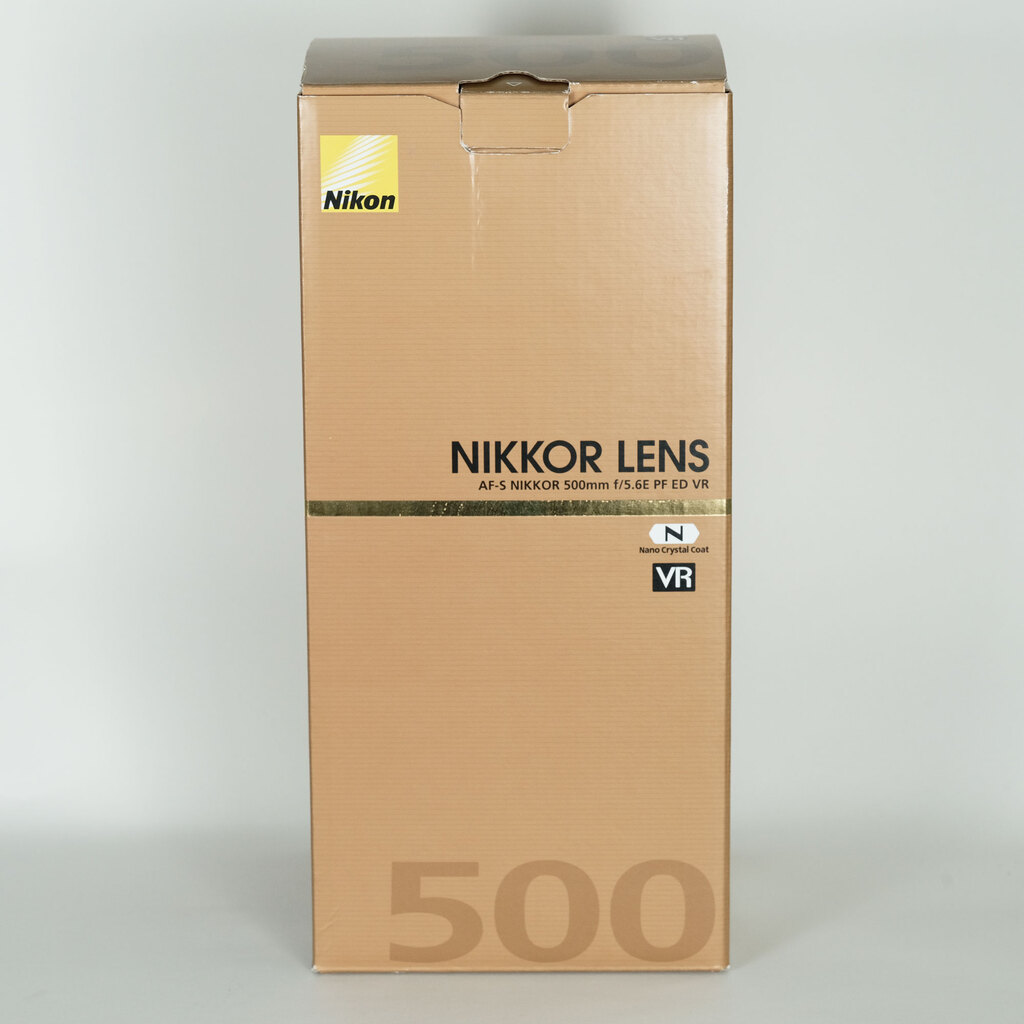 Nikon AF-S500mm F5.6E PF ED VR 元箱 Nikon AF-S NIKKOR 500mm f/5.6E PF ED VRの出品 | ONE SCENE