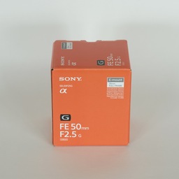 SONY FE 50mm F2.5 G SEL50F25G