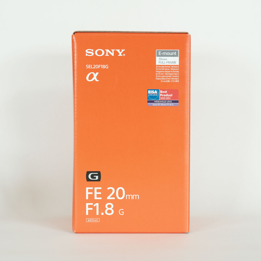 SONY FE 20mm F1.8 G SEL20F18G SONY FE 20mm F1.8 G SEL20F18G