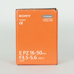 SONY E PZ 16-50mm F3.5-5.6 OSS II SELP16502