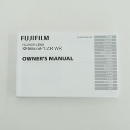 FUJIFILM XF56mmF1.2 R WR FUJIFILM XF56mmF1.2 R WR