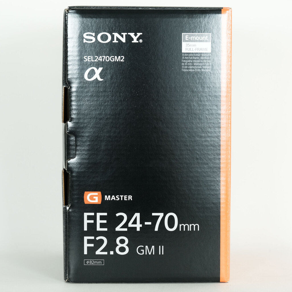 SONY FE 24-70mm F2.8 GM II SEL2470GM2 SONY FE 24-70mm F2.8 GM II SEL2470GM2