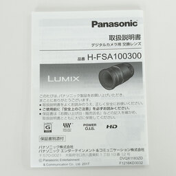 Panasonic LUMIX G VARIO 100-300mm / F4.0-5.6 II / POWER O.I.S. Panasonic LUMIX G VARIO 100-300mm / F4.0-5.6 II / POWER O.I.S.