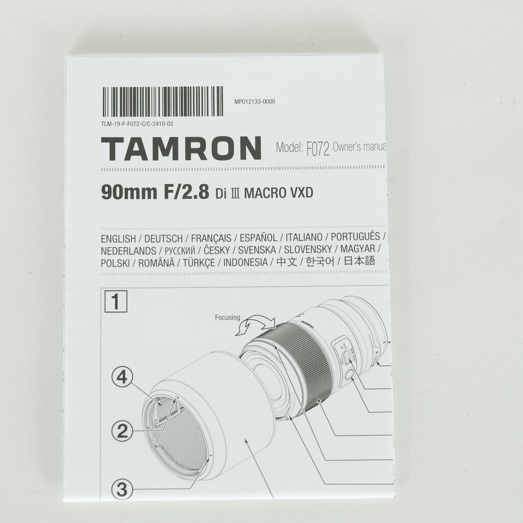 TAMRON 90mm F/2.8 Di III MACRO VXD [ソニーE用]
