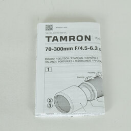 TAMRON 70-300mm F/4.5-6.3 Di III RXD (Model A047) [ソニーE用]