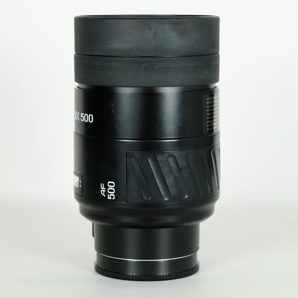 【ジャンク品】MINOLTA AF REFLEX 500/8 The Minolta AF Reflex 500 mm f/8 Lens. Specs. MTF Charts