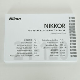 Nikon AF-S NIKKOR 24-120mm f/4G ED VR Nikon AF-S NIKKOR 24-120mm f/4G ED VR