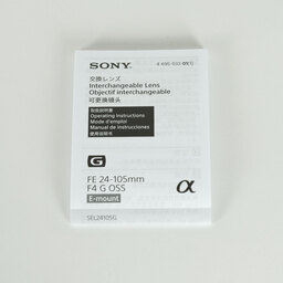 SONY FE 24-105mm F4 G OSS SEL24105G SONY FE 24-105mm F4 G OSS SEL24105G