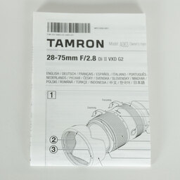 TAMRON 28-75mm F/2.8 Di III VXD G2 (Model A063) [ソニーE用]
