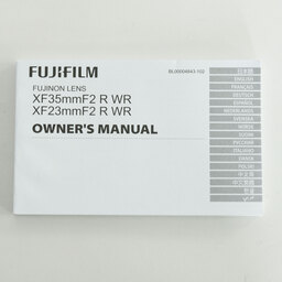 FUJIFILM XF23mmF2 R WR FUJIFILM XF23mmF2 R WR