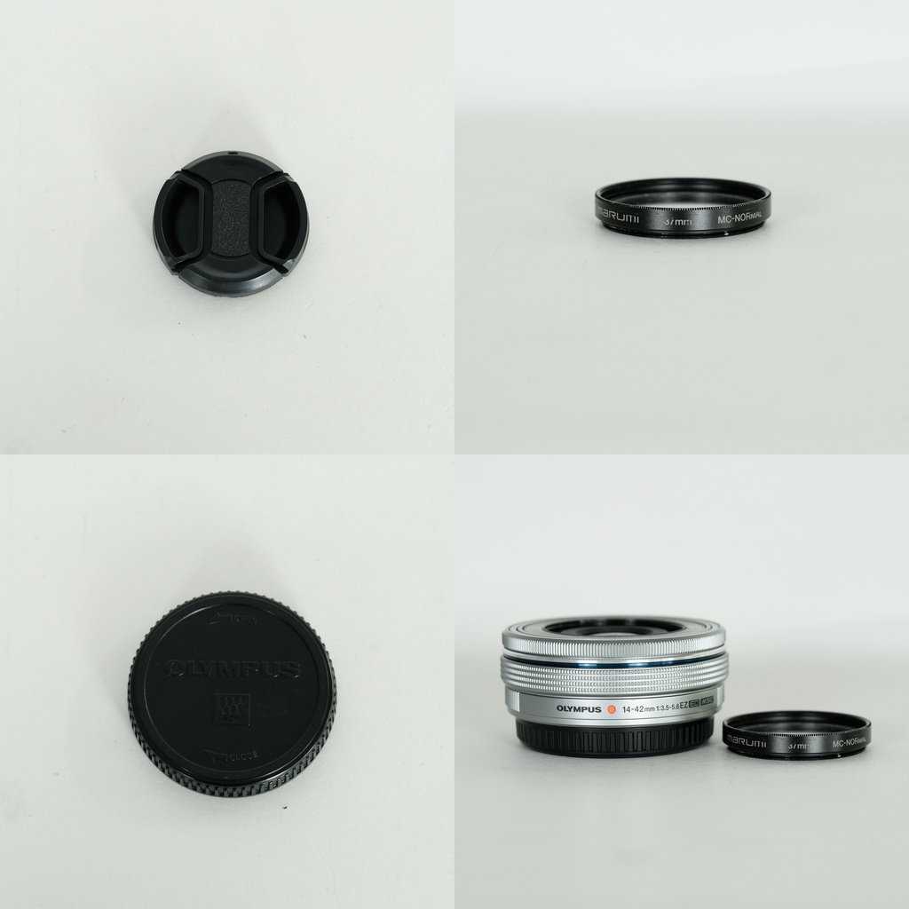 OLYMPUS M.ZUIKO DIGITAL ED 14-42mm F3.5-5.6 EZ シルバー