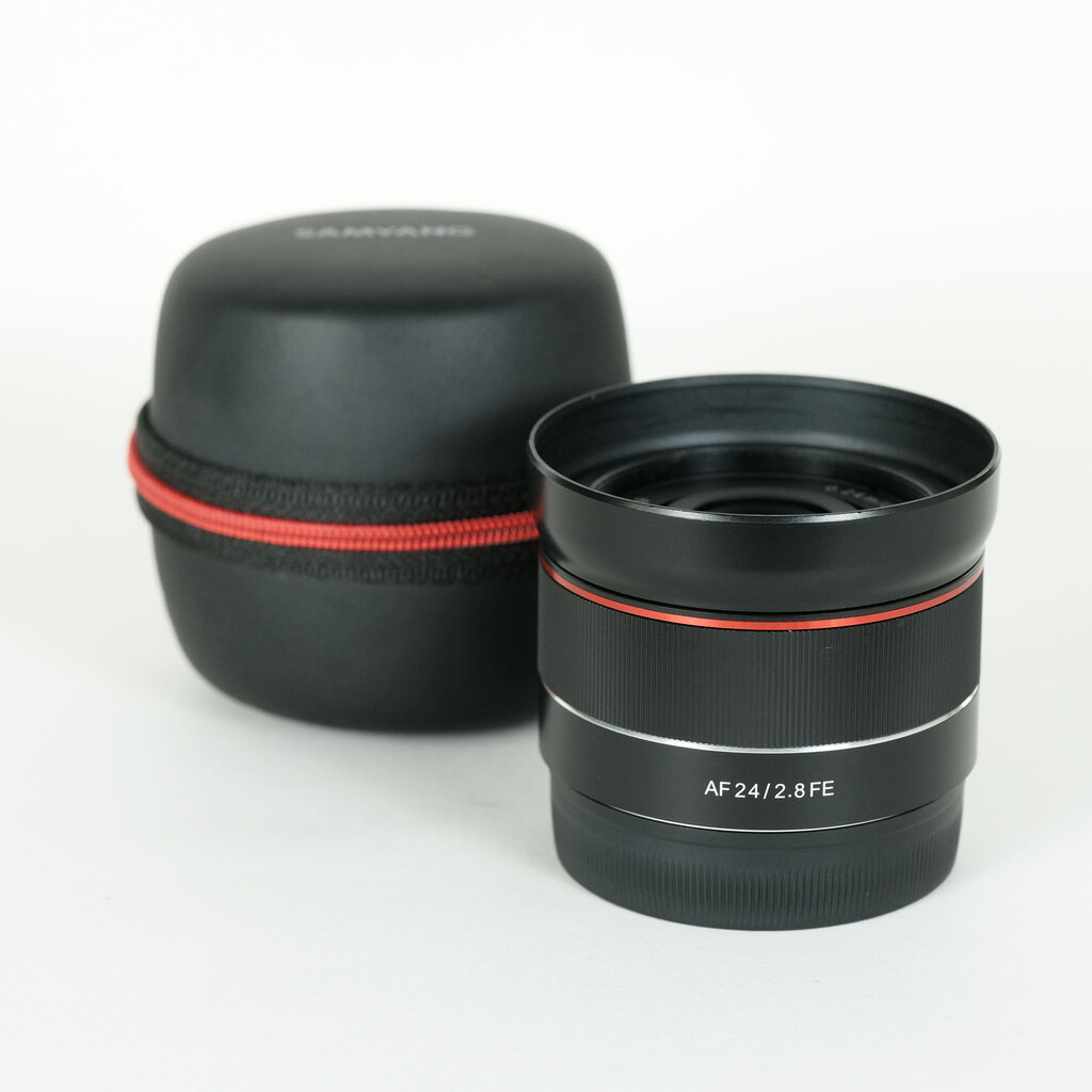 サムヤン　AF24mm F2.8 中古　保護フィルター付 サムヤン AF24mm F2.8 中古 保護フィルター付 サムヤン AF24mm