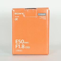 SONY E 50mm F1.8 OSS SEL50F18
