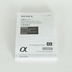 SONY FE 70-200mm F4 G OSS SEL70200G SONY FE 70-200mm F4 G OSS SEL70200G