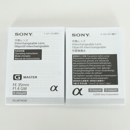 SONY FE 35mm F1.4 GM SEL35F14GM